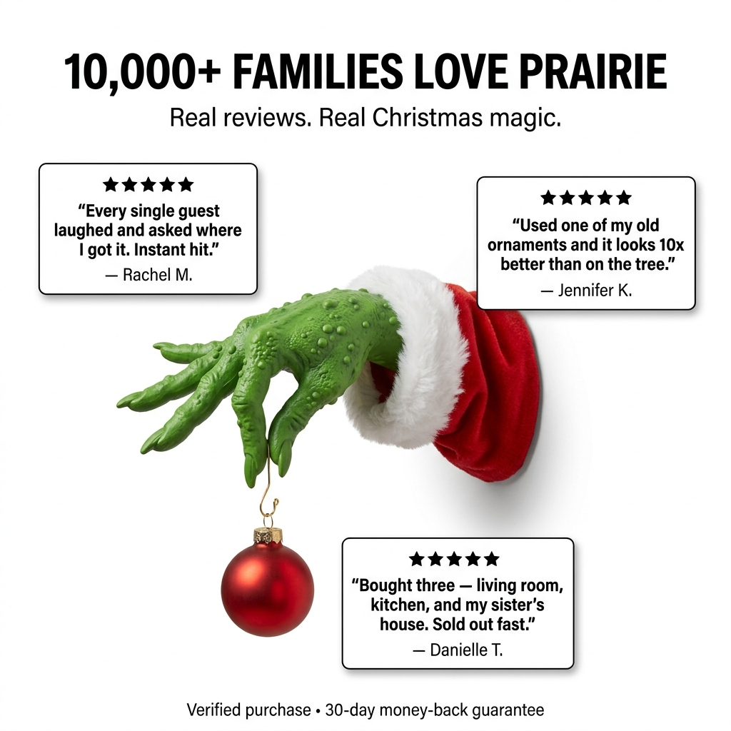 Prairie™ Wall Grinch Hand