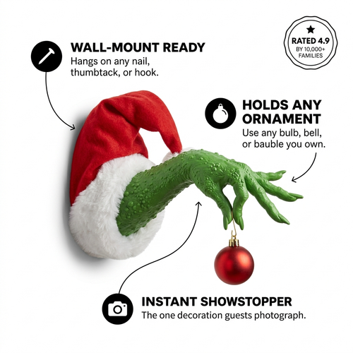 Prairie™ Wall Grinch Hand
