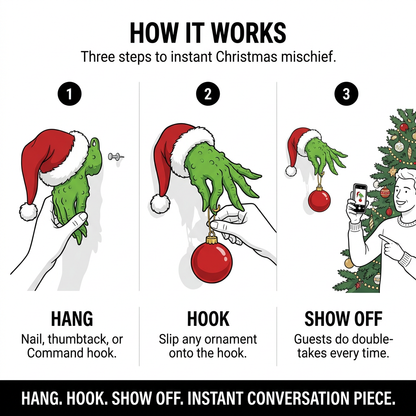 Prairie™ Wall Grinch Hand