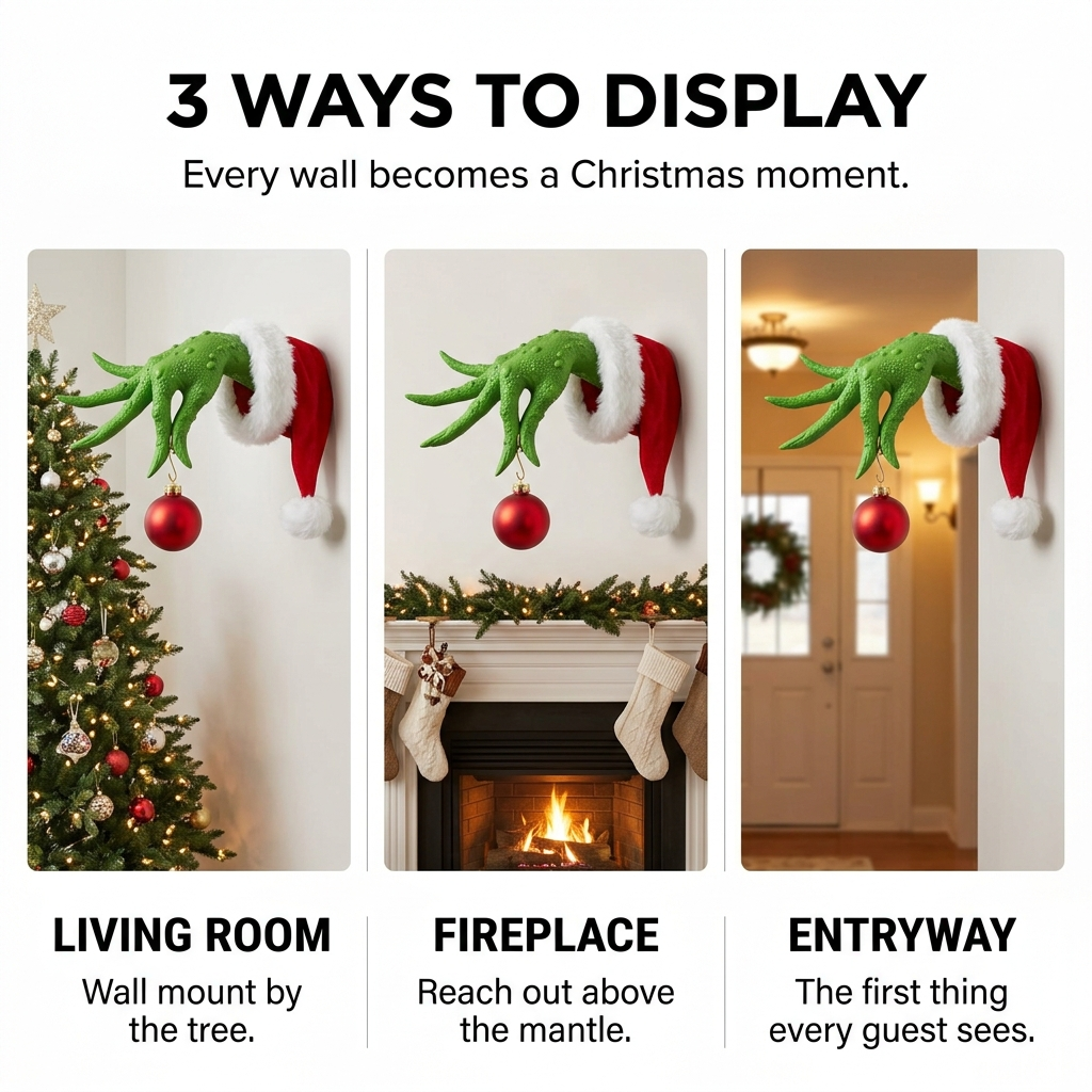 Prairie™ Wall Grinch Hand