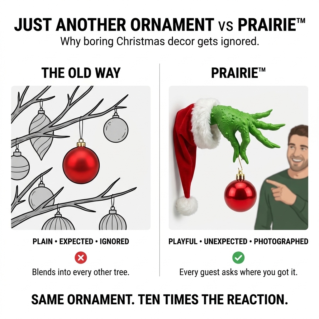 Prairie™ Wall Grinch Hand