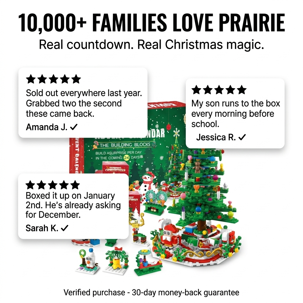 Prairie™ Christmas Brick Advent Calendar
