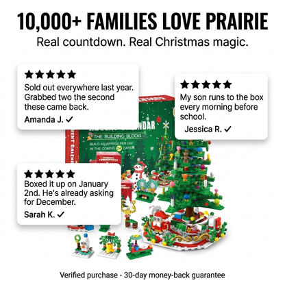 Prairie™ Christmas Brick Advent Calendar